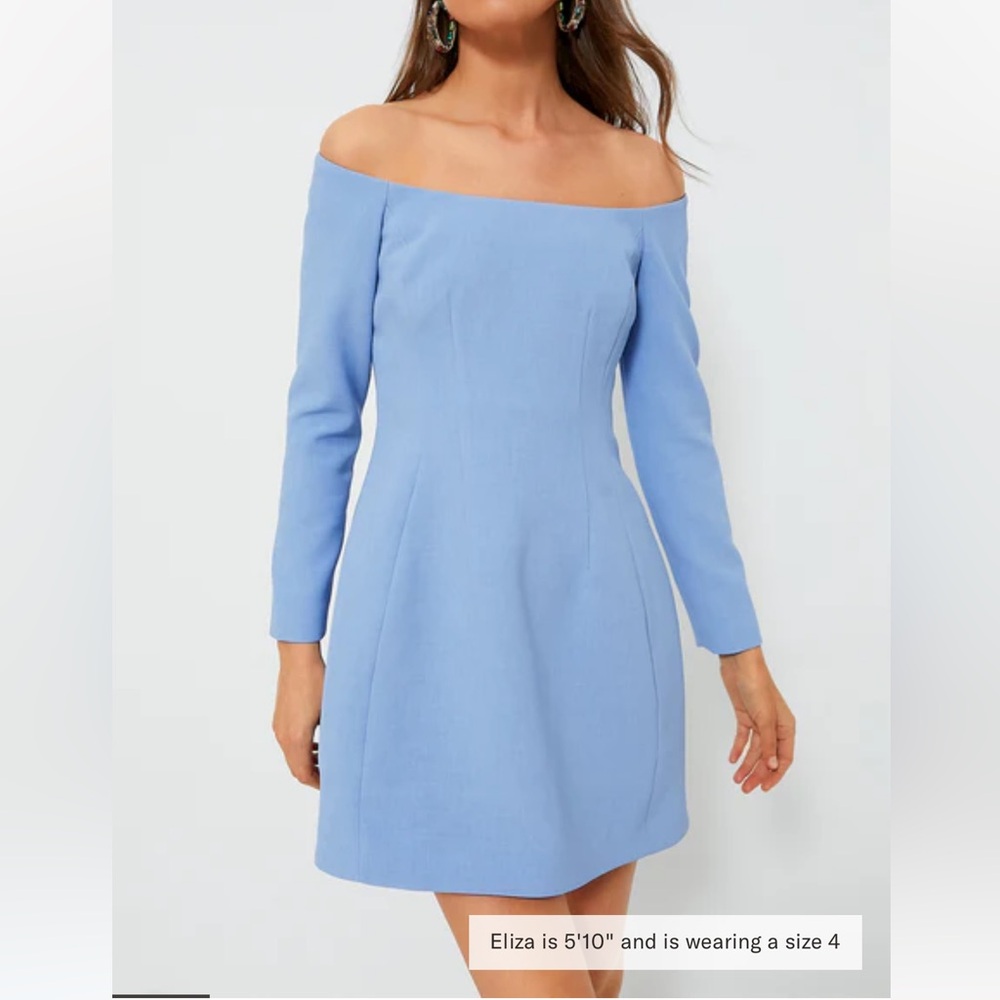 Tuckernuck Light Blue Off-Shoulder Dress
